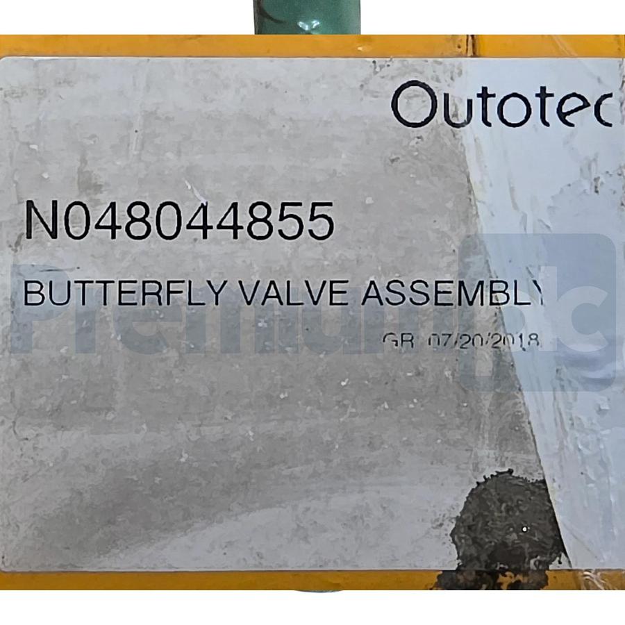 Fisher El-O-Matic 4" Butterfly Valve Assy w/DVC2000 Positioner & F0200U Actuator