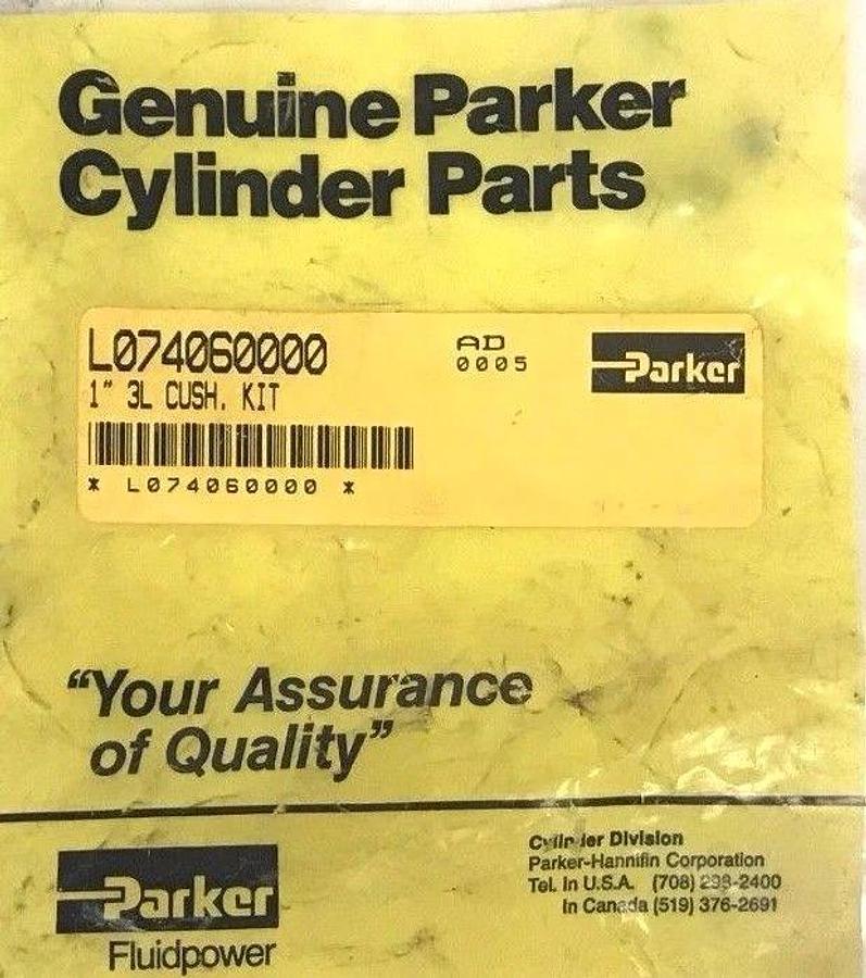 Used NEW PARKER L074060000 1'' 3L CUSH. KIT