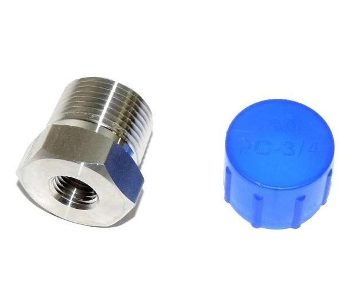 NEW PARKER PC-3/4 CONNECTOR 1/4" FEMALE THREAD TO 3/4" MALE THREAD