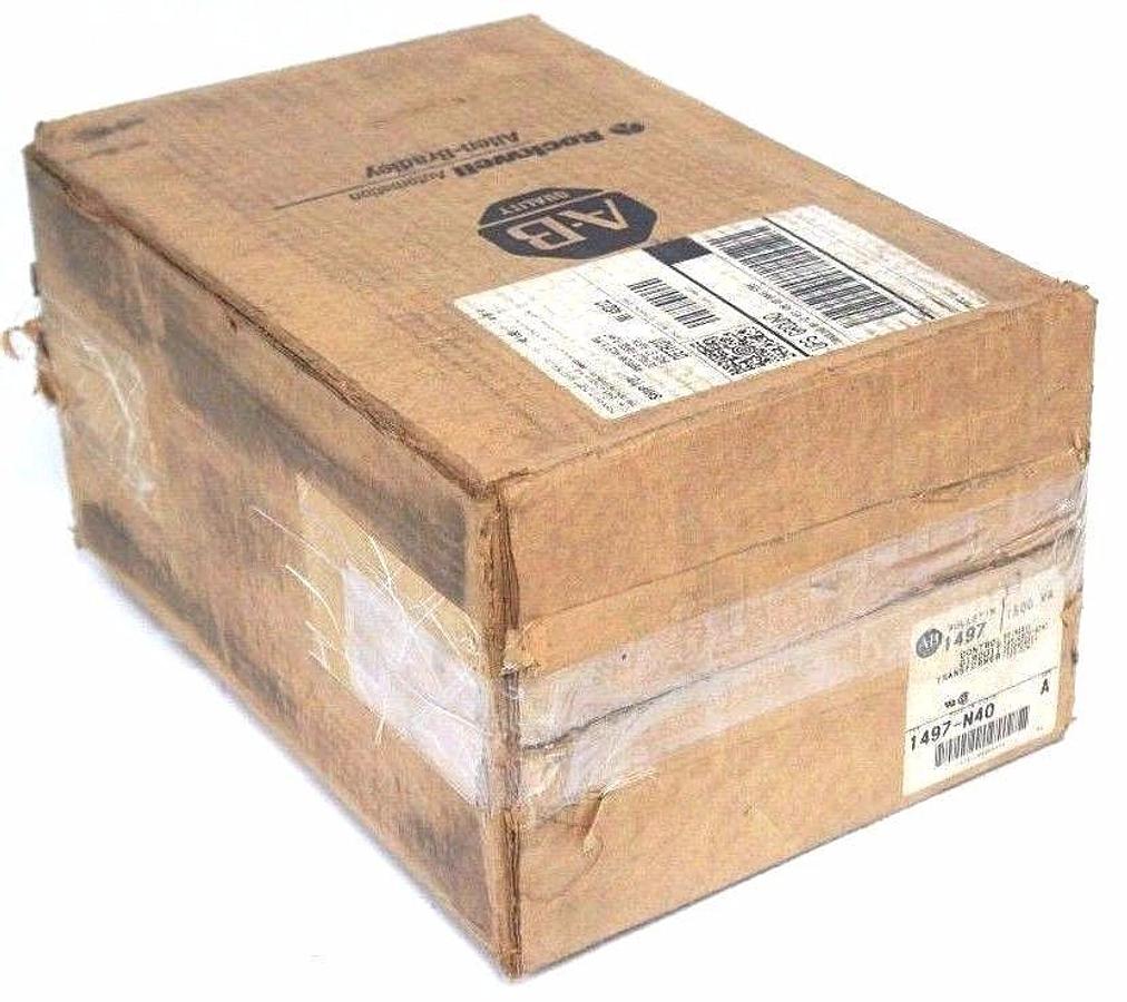 Used NIB ALLEN BRADLEY 1497-N40 SER. A 1500VA CONTROL CIRCUIT TRANSFORMER 1497N40