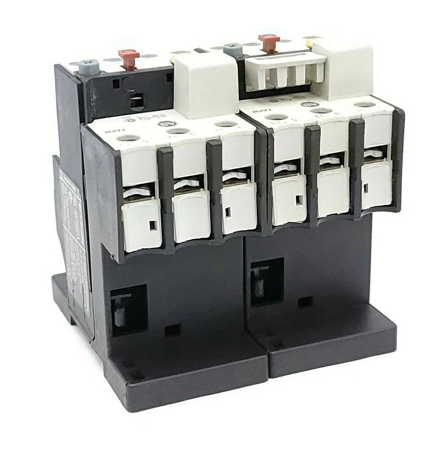 Used LOT OF 2 ALLEN BRADLEY 193-TAB24 OVERLOAD RELAYS 1.6-2.4 AMP SER. B