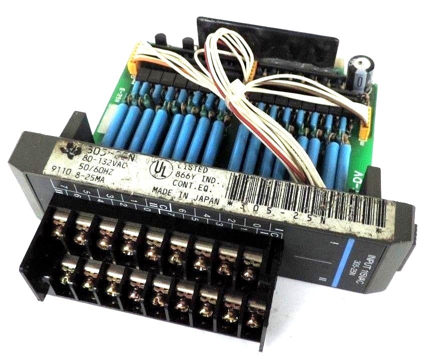 Used SIEMENS 305-25N INPUT MODULE 80-132VAC 50/60HZ 8-25MA 30525N