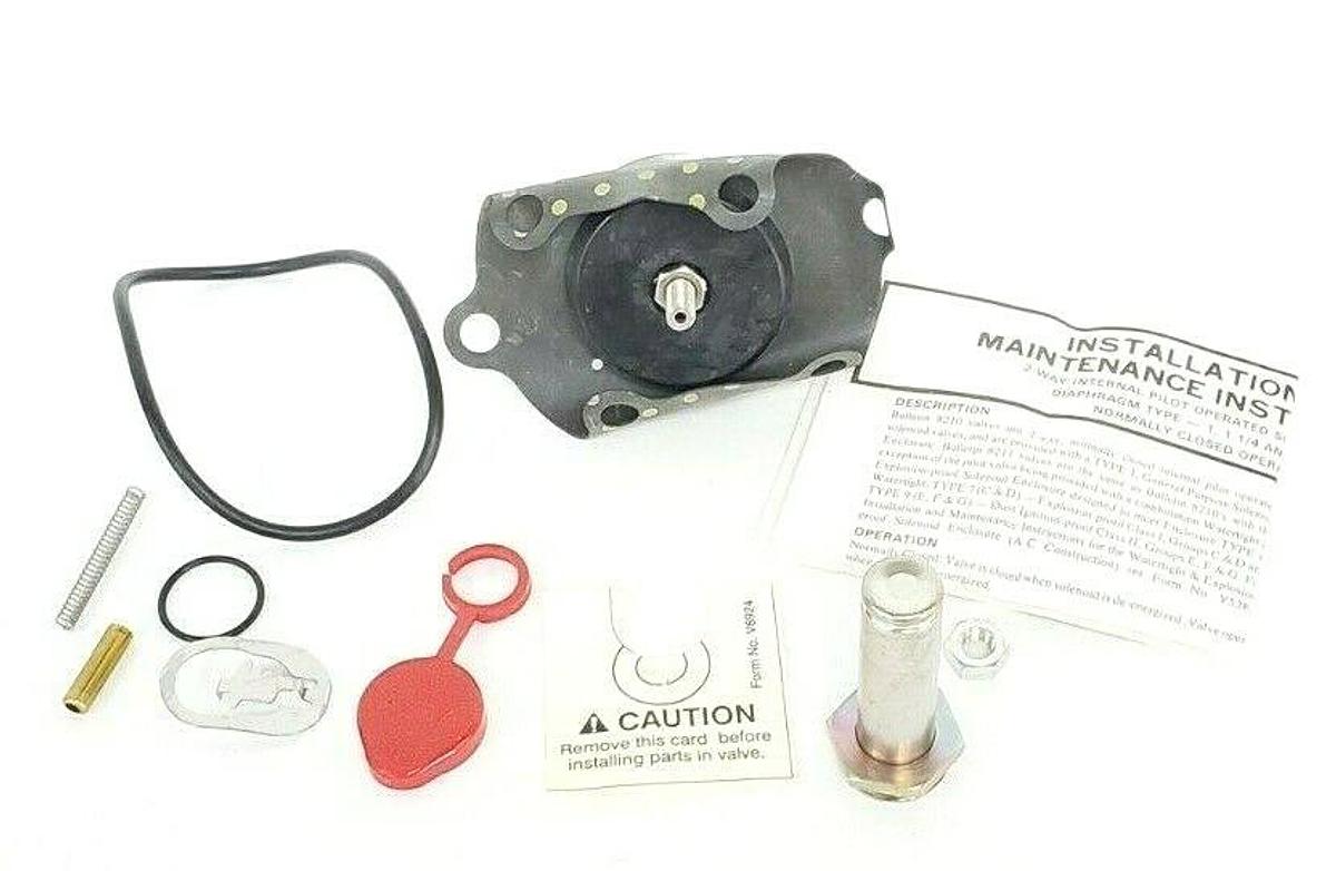 Used NEW ASCO 99-060-402 1-1/2" SOLENOID VALVE REPAIR KIT, BULLETIN 8210, C-962288