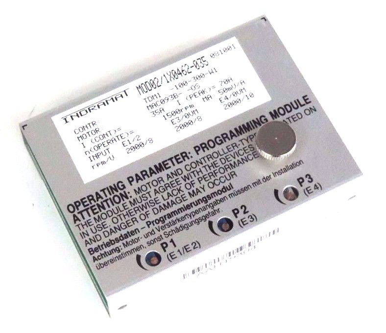 Used NEW INDRAMAT MOD02/1X0462-035 MODULE 1500RPM, 50MV/A, MOD021X0462035