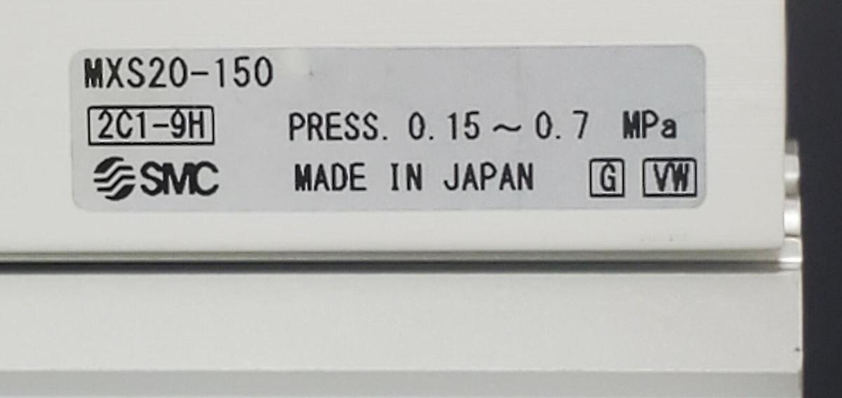 Used NEW SMC MXS20-150 AIR SLIDE TABLE CYLINDER MXS20150, 0.15~0.7MPa
