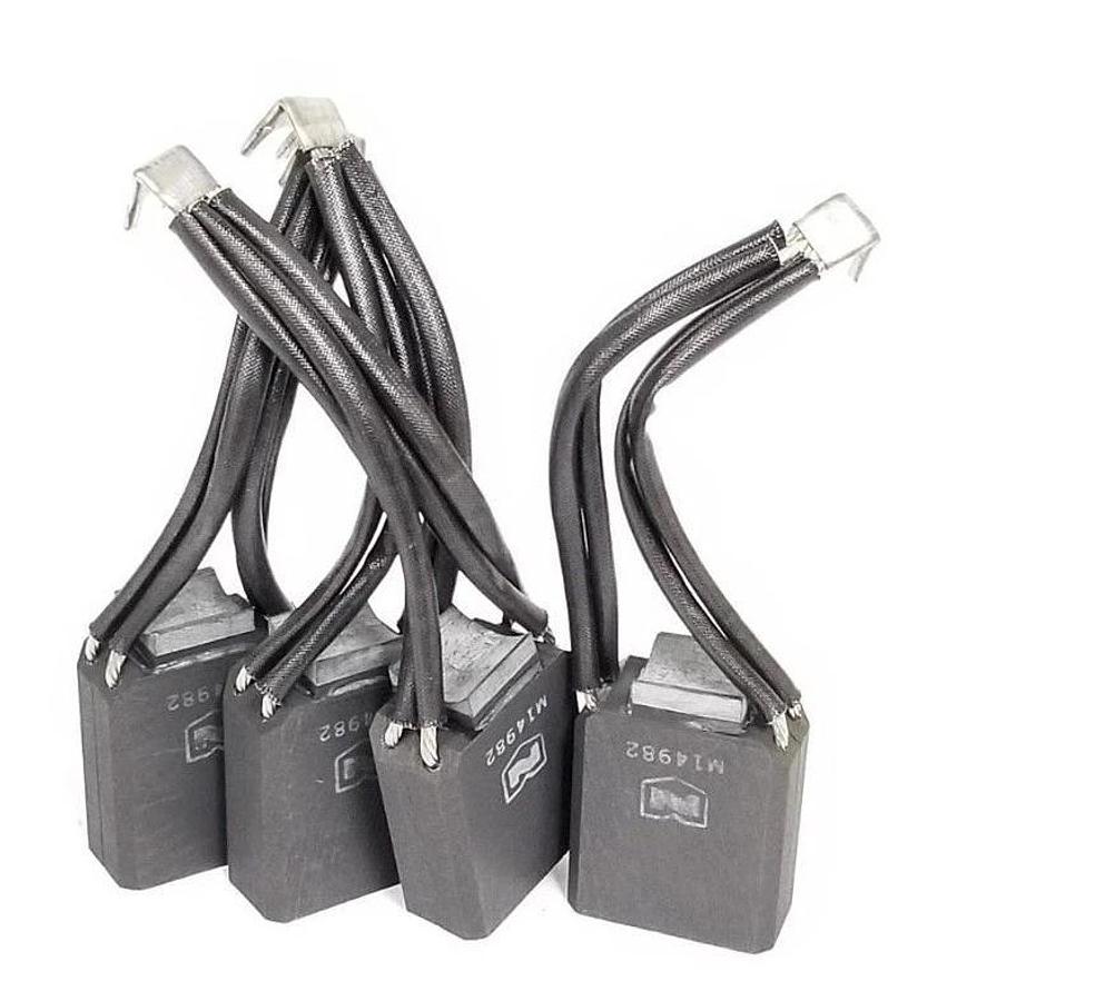 LOT OF 4 NEW NATIONAL M14982 CARBON BRUSHES 3/4''X1-1/2''