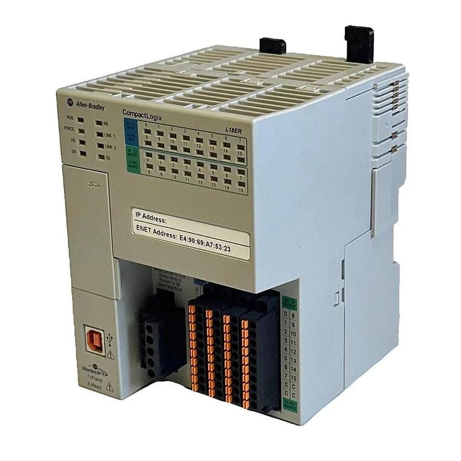 Used Pre-Owned Allen Bradley 1769-L18ER-BB1B /B CompactLogix 5370 L1 Controller