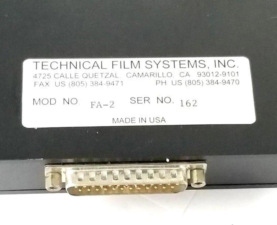 Used TECHNICAL FILM SYSTEMS INC. FA-2 FADER MODULE FA2 REPAIRED