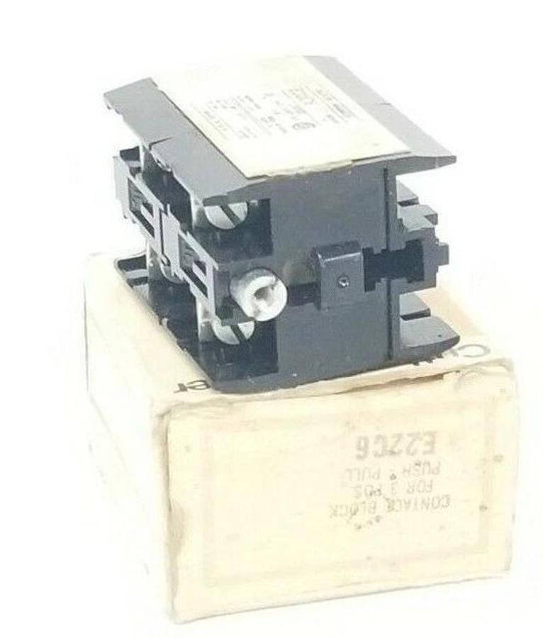 Used NIB EATON CUTLER-HAMMER E22C6 CONTACT BLOCK