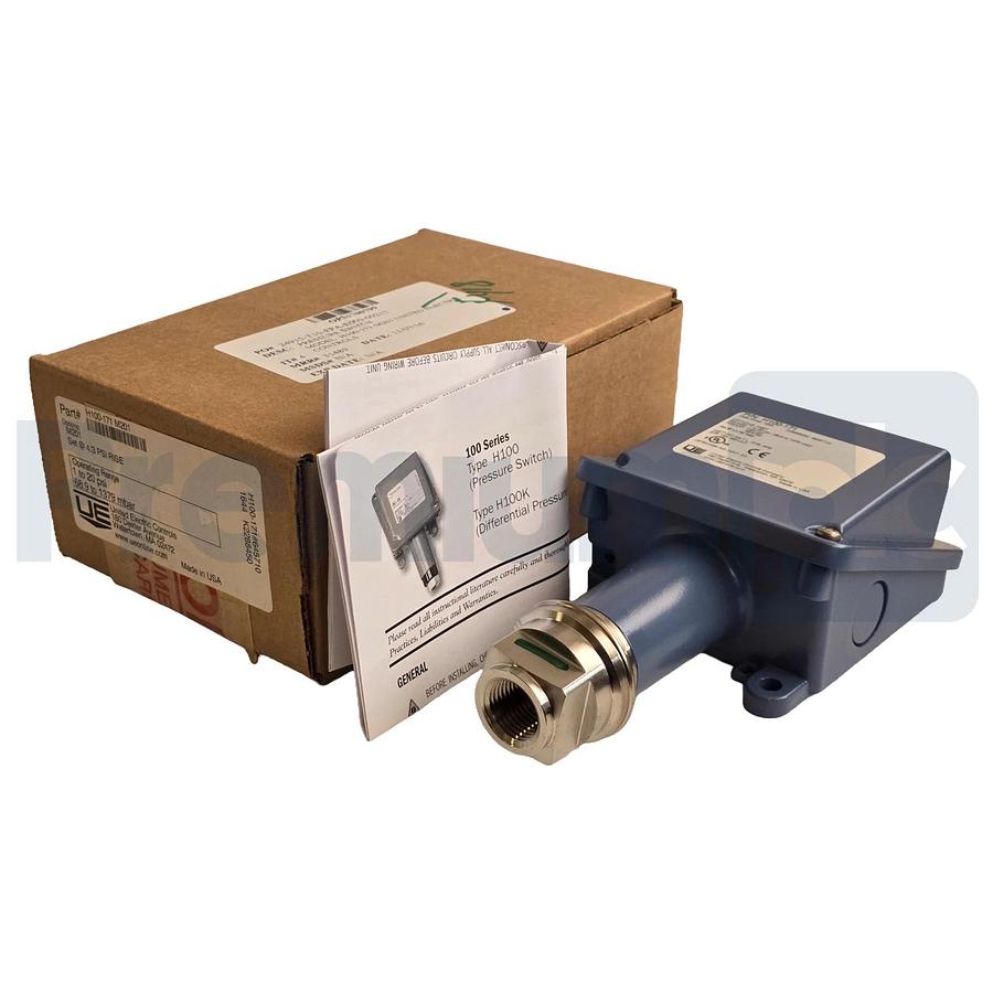 United Electric Controls H100-171 M201 Pressure Switch 1-20 PSI | Set @ 4.3 PSI