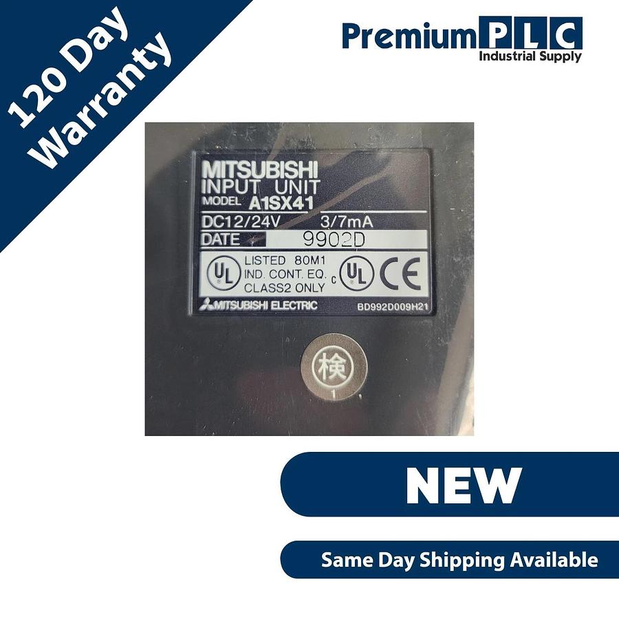 NEW MITSUBISHI A1SX41 MELSEC DC INPUT UNIT PLC MODULE 12/24VDC