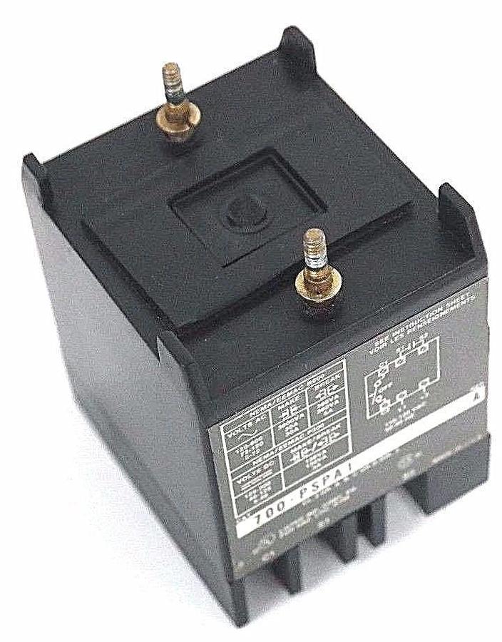 ALLEN BRADLEY 700-PSPA1 SOLID STATE TIMER 700PSPA1 SER. A RANGE: 0.1-2 SEC.