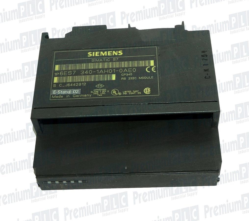 Used SIEMENS 6ES7-340-1AH01-0AE0 COMMUNICATION PROCESSOR MODULE 6ES73401AH010AE0