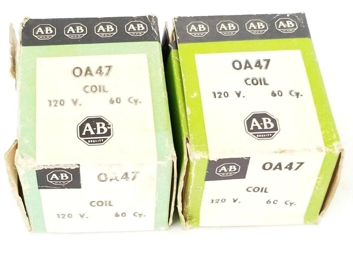 LOT OF 2 NIB ALLEN BRADLEY 0A47 COILS 120V 60CY