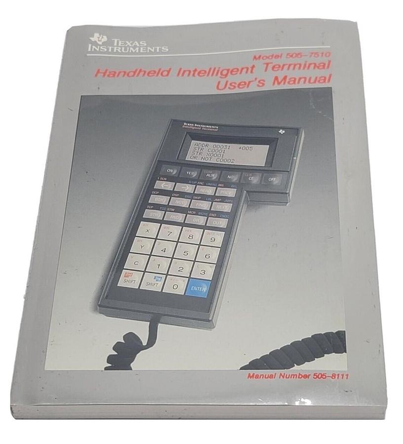 Used NIB TEXAS INSTRUMENTS 505-7510 HANDHELD INTELLIGENT TERMINAL 2586287-0001