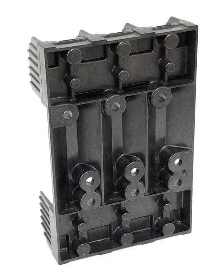 Used BUSS R60060-3CR FUSE HOLDER 600V, 60A, 3P, R600603CR