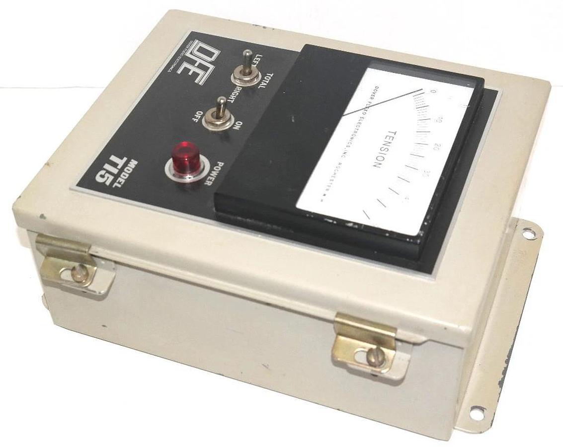 Used DOVER FLEXO ELECTRONICS TI5 TENSION INDICATOR EA1072C, PCD-1, TI5-C