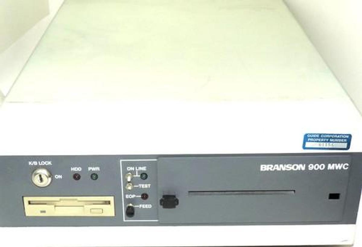 Used BRANSON 900 MWC MULTIPLE WELDER CONTROLLER EDP NO. 201-143-078 117 VAC 50/60HZ