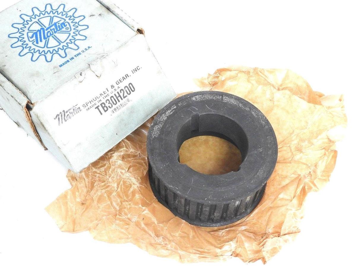 Used LOT OF 2 NEW MARTIN TB30H200 TIMING PULLEYS