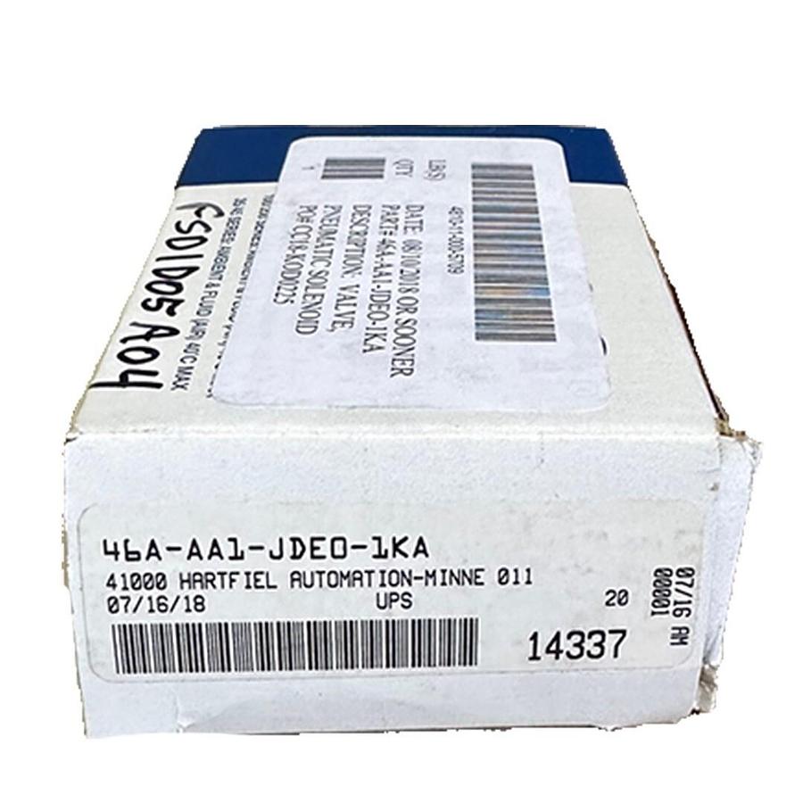 Used NEW MAC 46A-AA1-JDEO-1KA / 46AAA1JDEO1KA SOLENOID VALVE 46 SERIES 4-WAY 24VDC