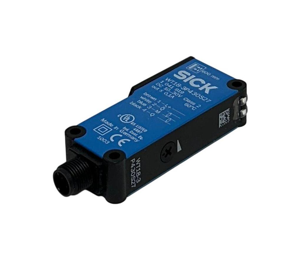 Used SICK WT18-3P430S27 / 1041919 PHOTOELECTRIC SENSOR WT18-3 SERIES 10-30VDC NSNP