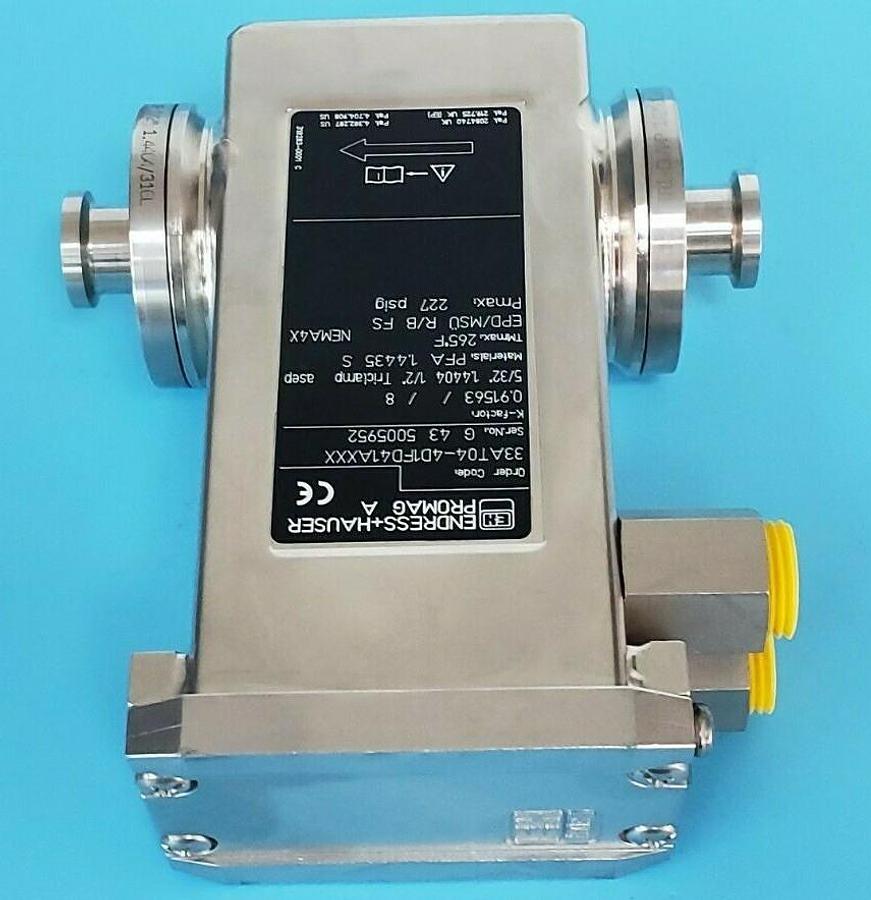 Used NEW ENDRESS + HAUSER 33AT04-4D1FD41AXXX PROMAG A FLOWTUBE 0 91563