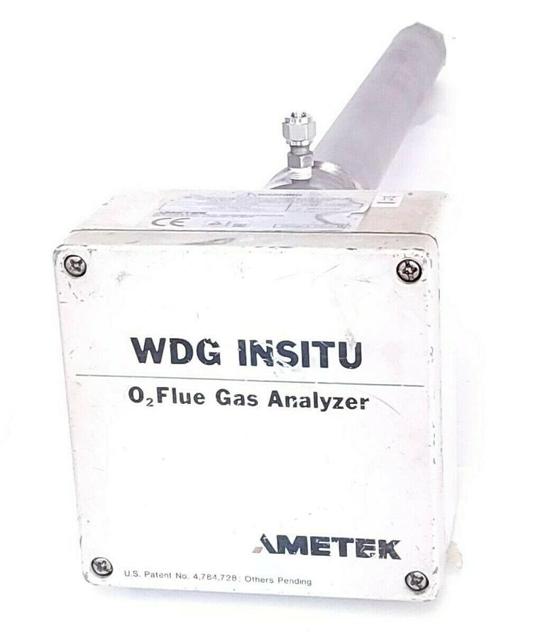Used AMETEK WDG INSITU O2 FLUE GAS ANALYZER 90-130VAC 47-63HZ 150 VA MAX.