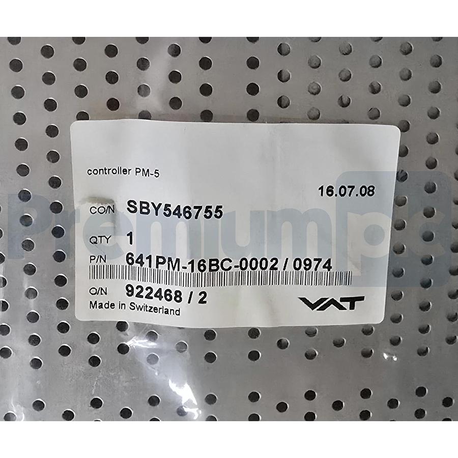 VAT PM-5 Adaptive Pressure Controller 641PM-16BC-0002/0974 225599 64PM.3I.00 NEW