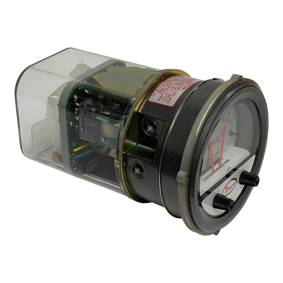 Used Dwyer 3310-HP Photohelic Pressure Switch Gage 5-0-5 Inches Water New Surplus