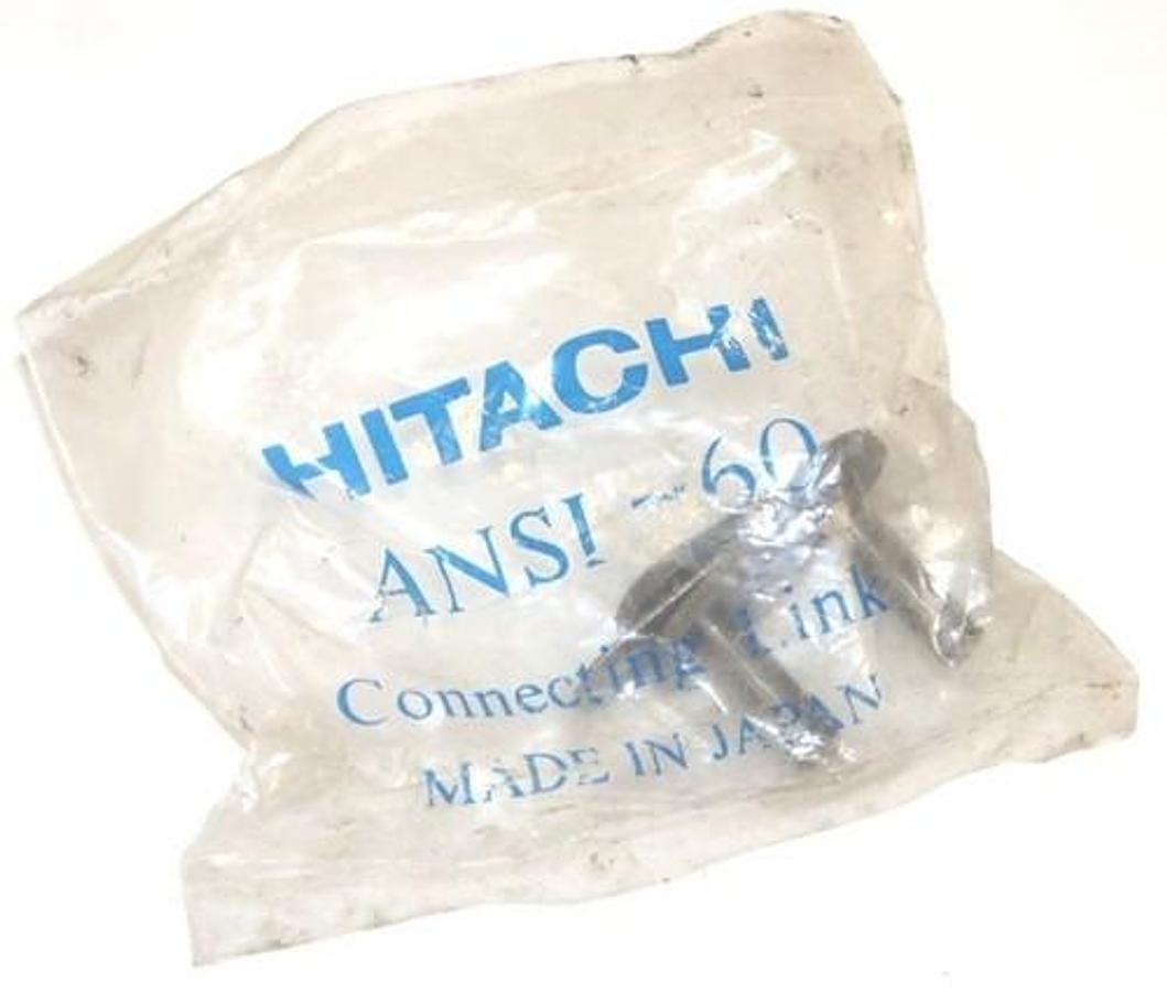 LOT OF 2 NEW HITACHI ANSI-60 CONNECTING LINKS, NICKEL PLATED, ANSI60
