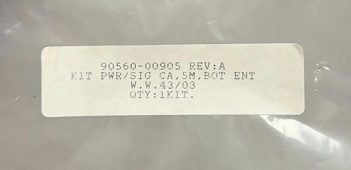 ADEPT 90560-00905 / 10560-01155 KIT PWR/SIG CA 5M BOT ENT COBRA Rev. A OEM NSMP