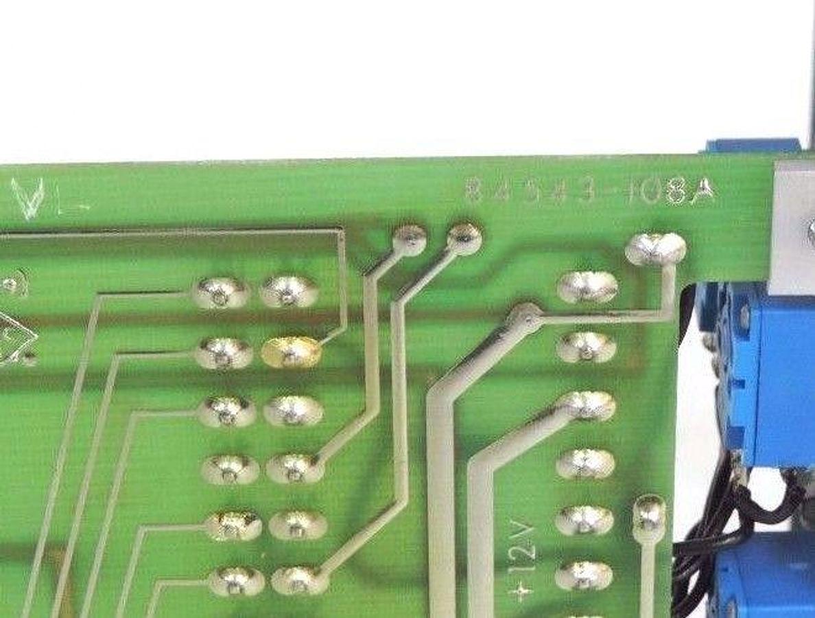 Used RELIANCE ELECTRIC 84543-108A PC BOARD 107172-001Z , 0-48652