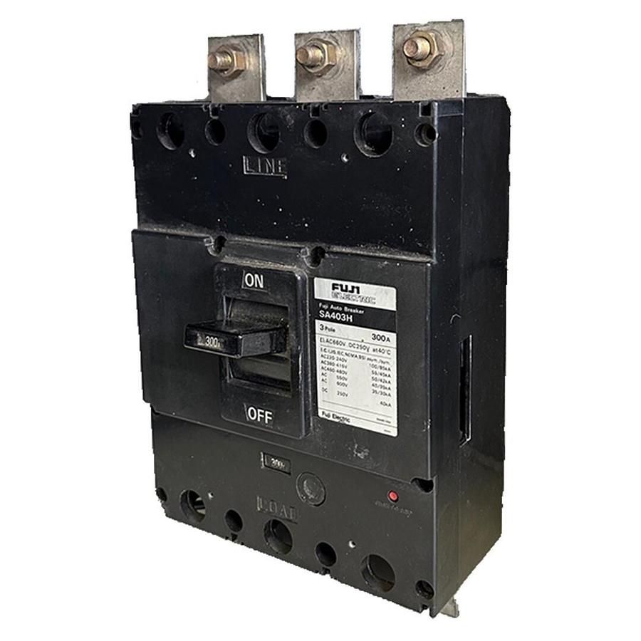 Used FUJI ELECTRIC SA403H FUJI AUTO BREAKER 3P 300A AC660V DC250V *MISSING HARDWARE