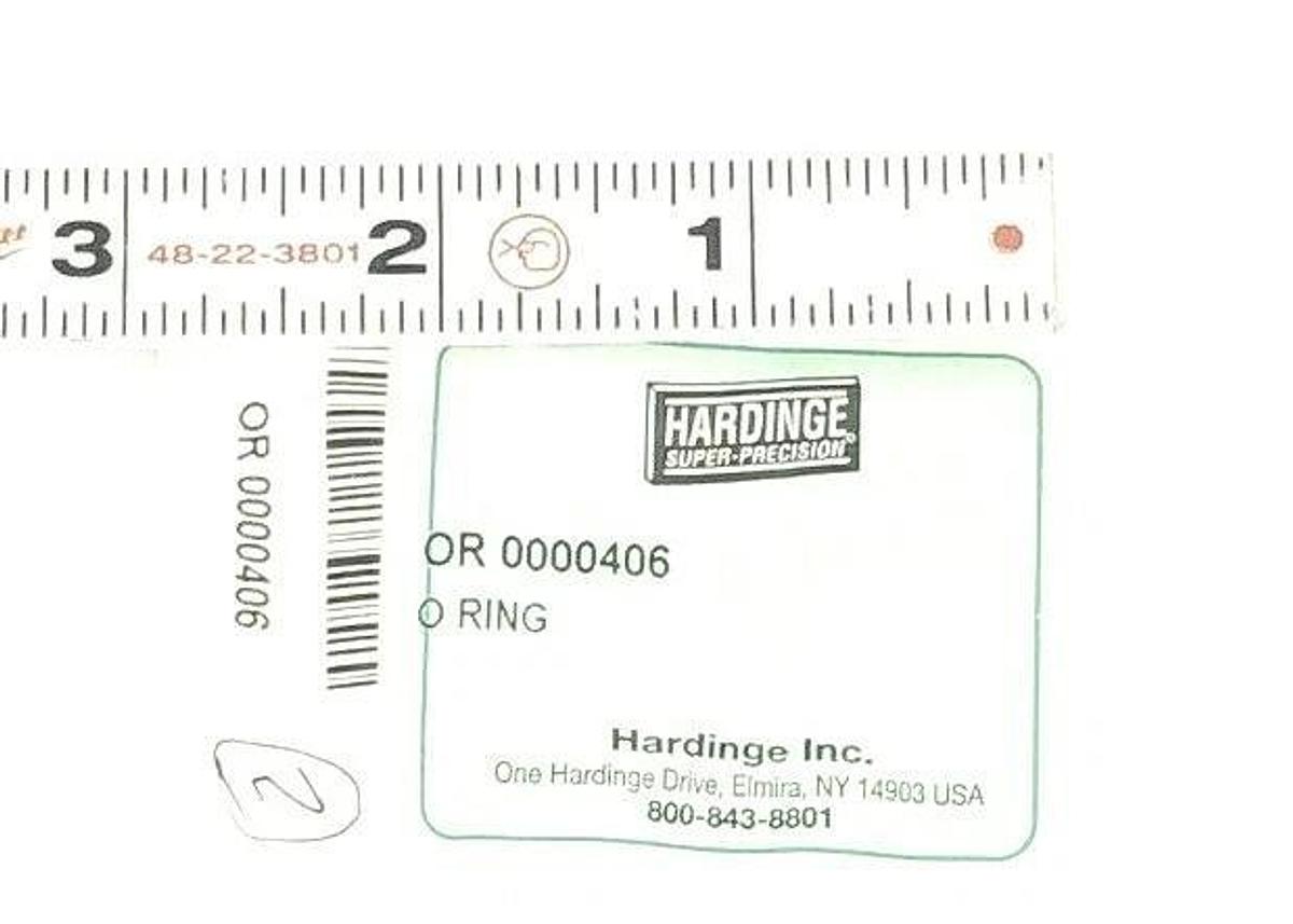 Used PACK OF 2 NEW HARDINGE OR 0000406 "O" RINGS OR0000406