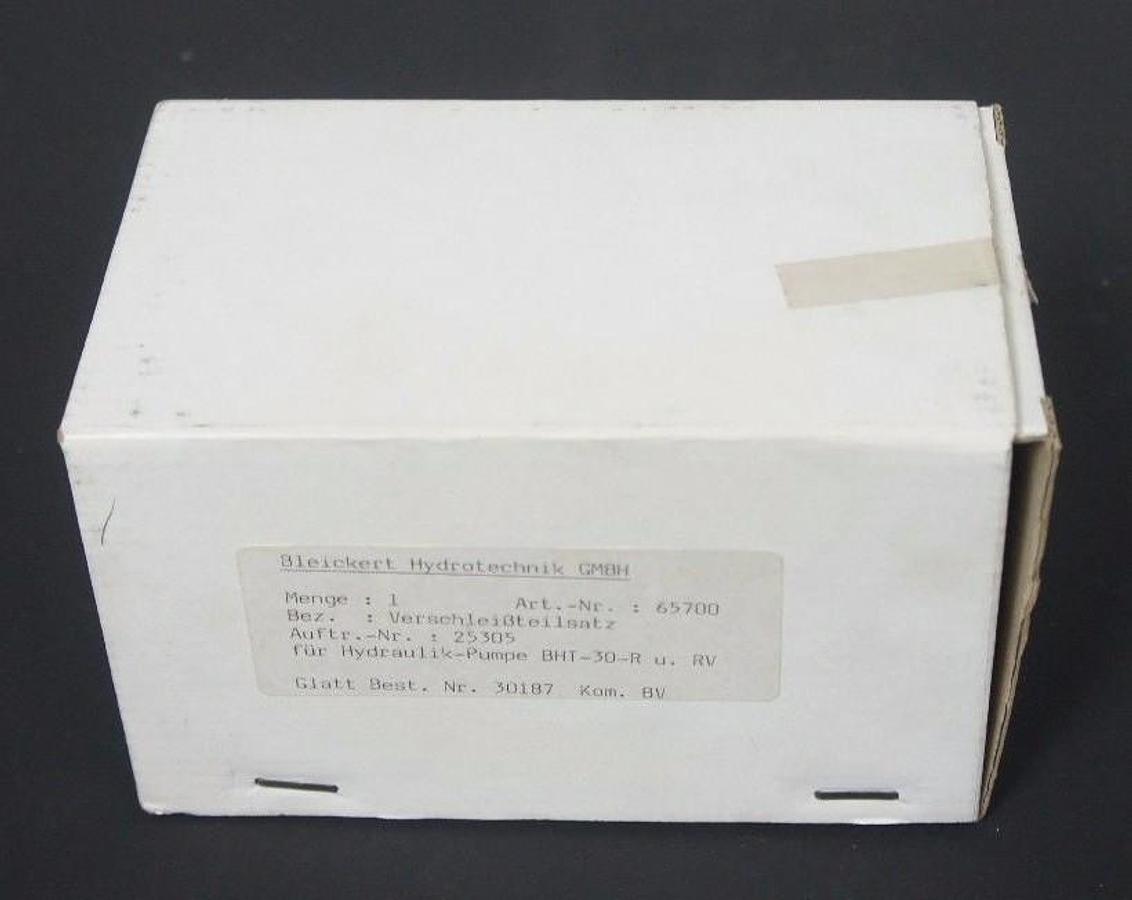 Used NIB BLEICKERT HYDROTECHNIK GMBH FILTER REPLACEMENT KIT RE8CV1 FILTER