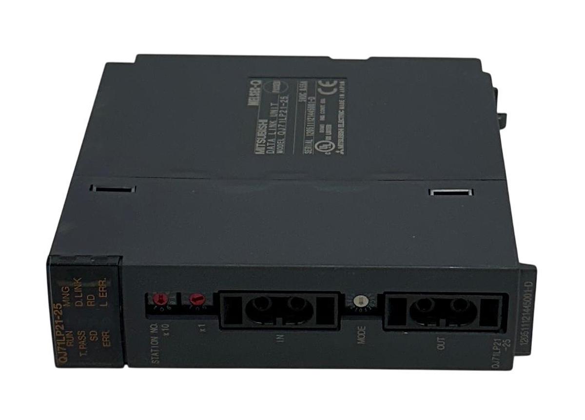 Used MITSUBISHI ELECTRIC QJ71LP21-25 MELSEC-Q DATA LINK MODULE MASTER / LOCAL USNP
