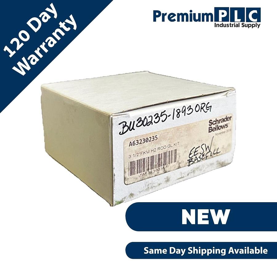 NEW SCHRADER BELLOWS / PARKER A63230235 3-1/2'' FKM PH-2 ROD GLAND CARTRIDGE KIT