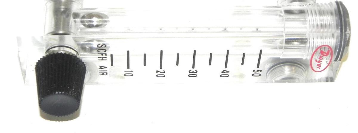 Used DWYER VFA-7-SSV VISI FLOAT FLOW METER VFA7SSV