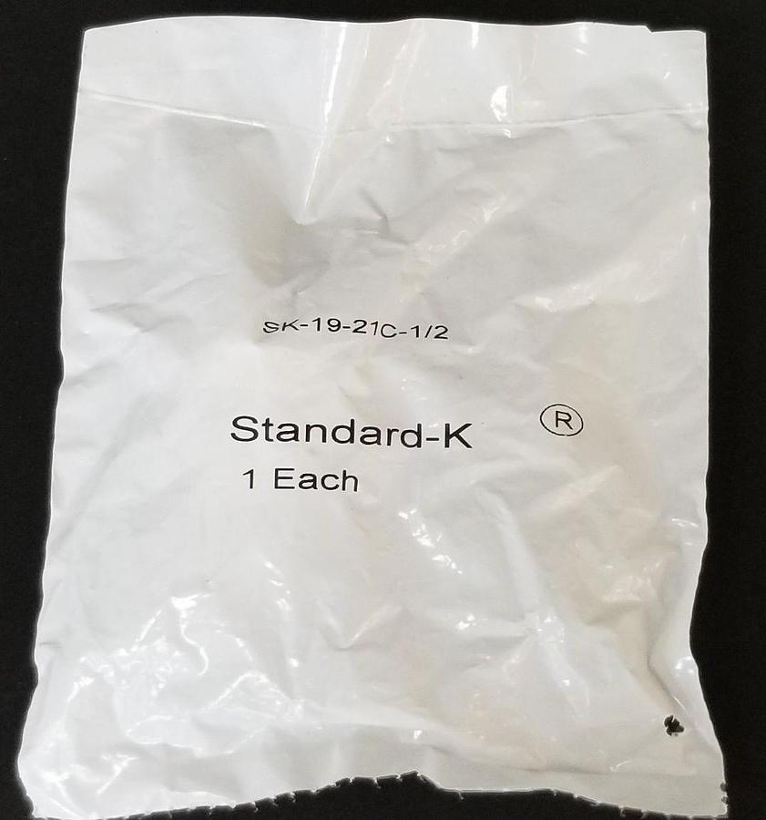 Used NEW STANDARD-K CONNECTOR SK-19-21C-1/2, STD-K 19C 16# ST PLUG SKT