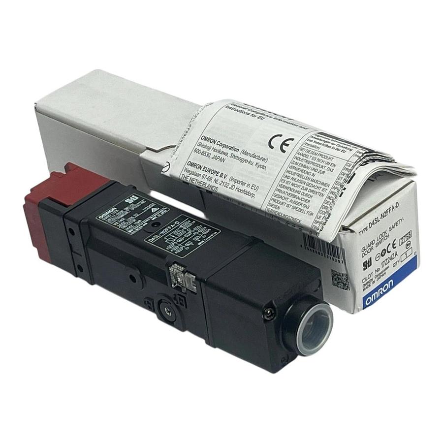Omron D4SL-N2FFA-D Guard Lock Safety Door Switch 6-Contact Solenoid Lock