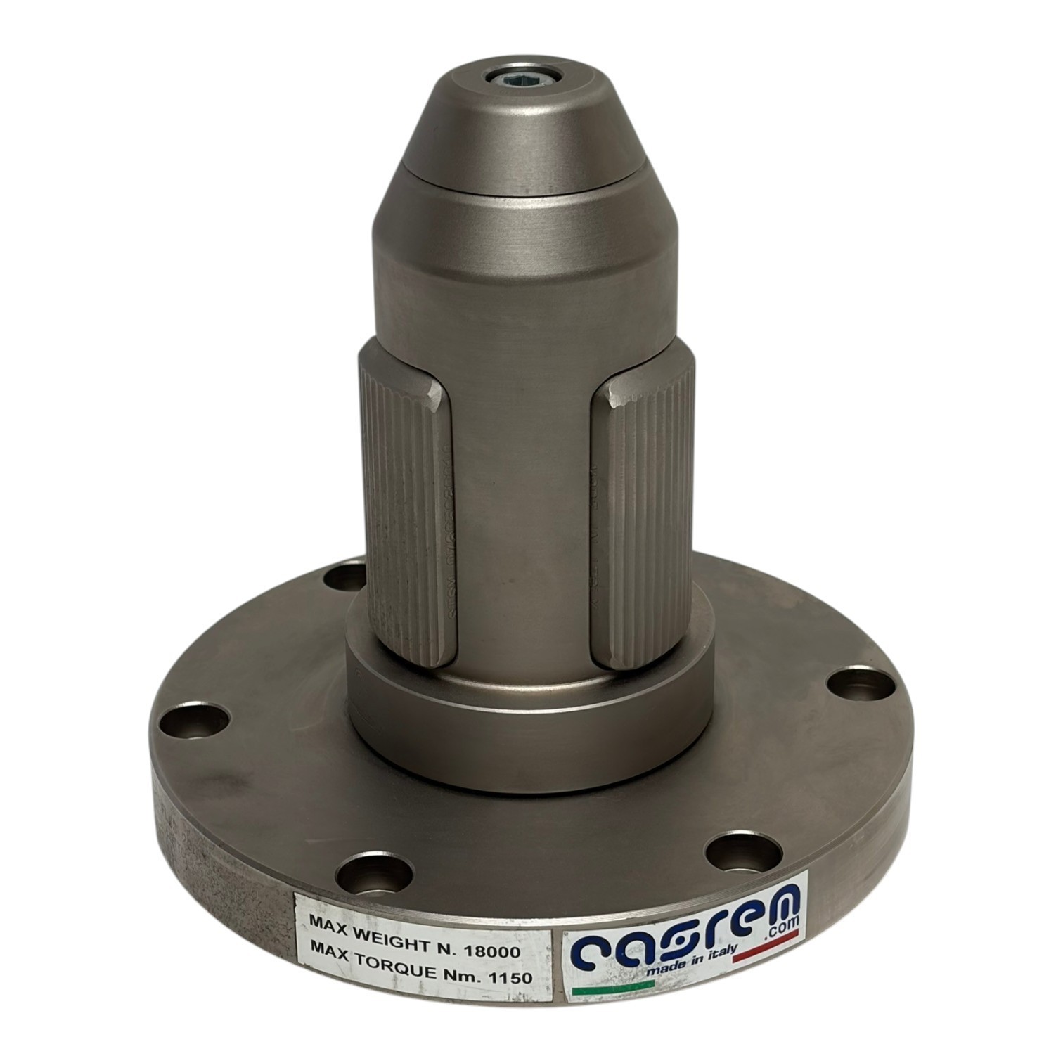 Used Casrem Torque Activated Mechanical Core Chuck 3 Inch 1150Nm 18000N Made in Italy
