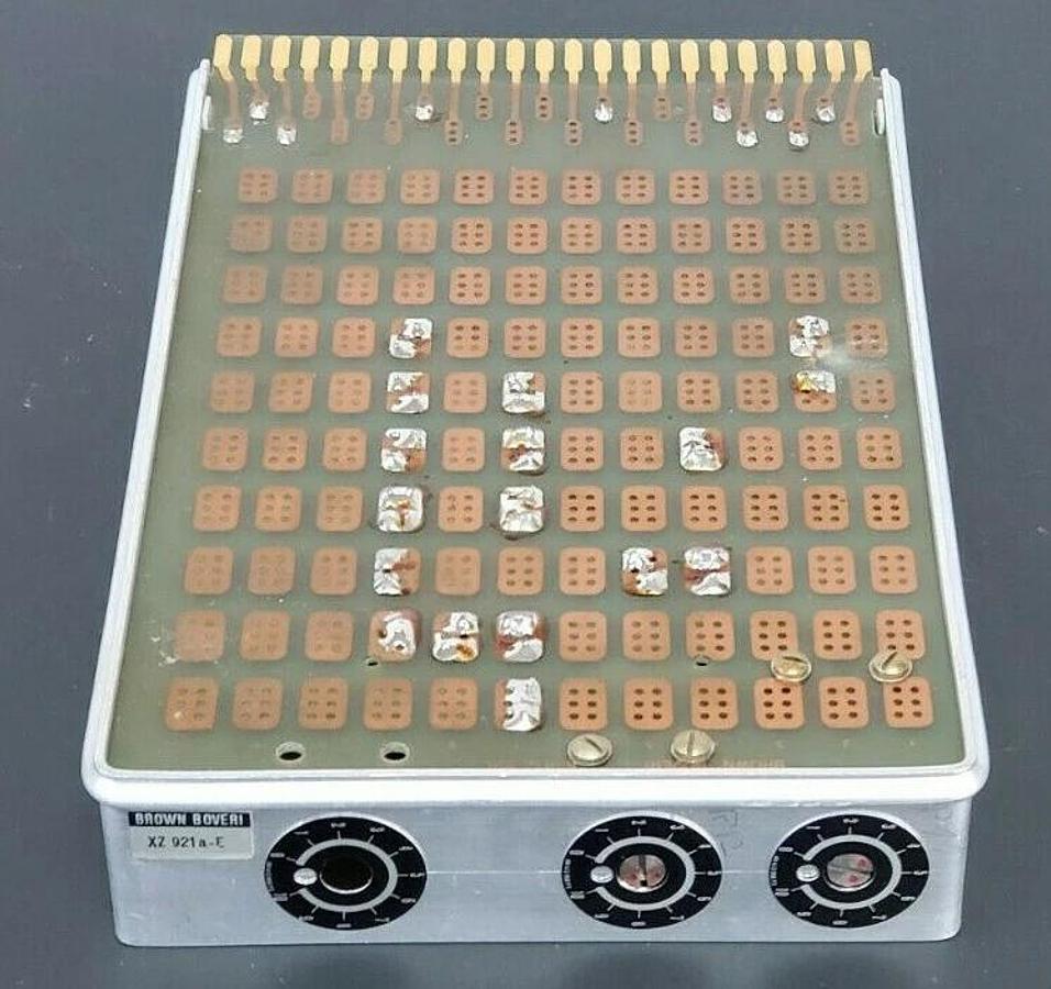 NEW BROWN BOVERI XZ 921a-E CIRCUIT BOARD, NR. B 1527840, A03B06, TYP XZ921AE