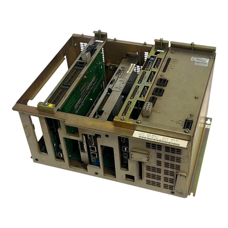 Used Yaskawa Motoman NX100 CPU Rack JZNC-NRK01-1 w/ JANCD-NCP01-1 & CPS-420F PSU