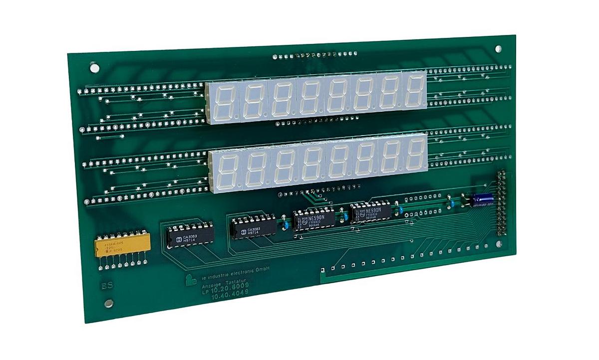 Used NEW IE INDUSTRIE 10.20.6009 / 10206009 16-DIGIT INDICATOR 10.40.4049 / 10404049