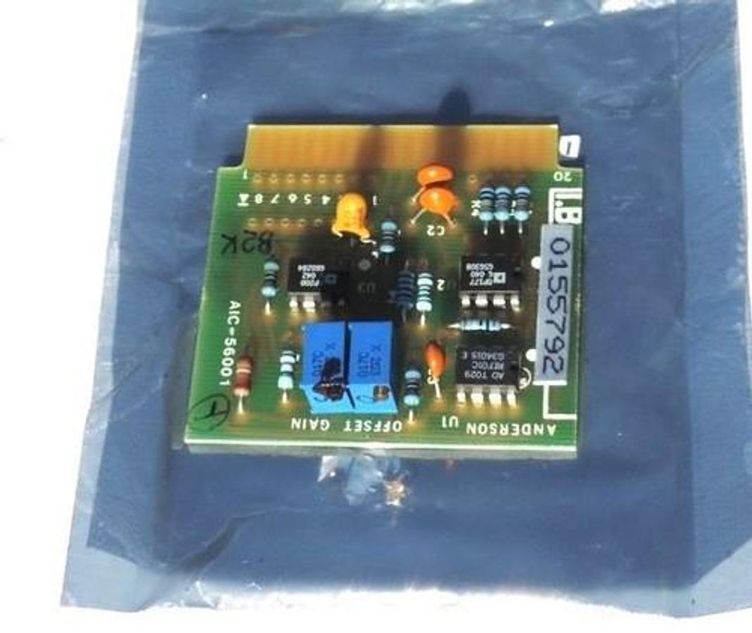 Used NEW ANDERSON INSTRUMENT AIC-56001 OFFSET GAIN BOARD AIC56001
