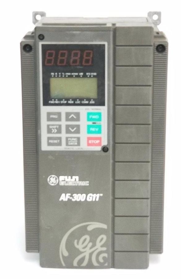 Used FUJI ELECTRIC 6KG1143005X1B1 INVERTER DRIVE 5HP, 13.6A 380/480VAC AF-300G11