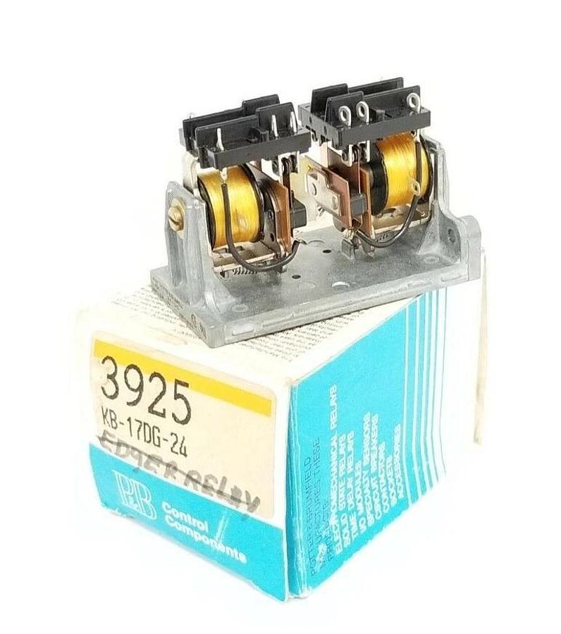 NEW POTTER & BRUMFIELD KB-17DG-24 RELAY 24VDC, KB17DG24