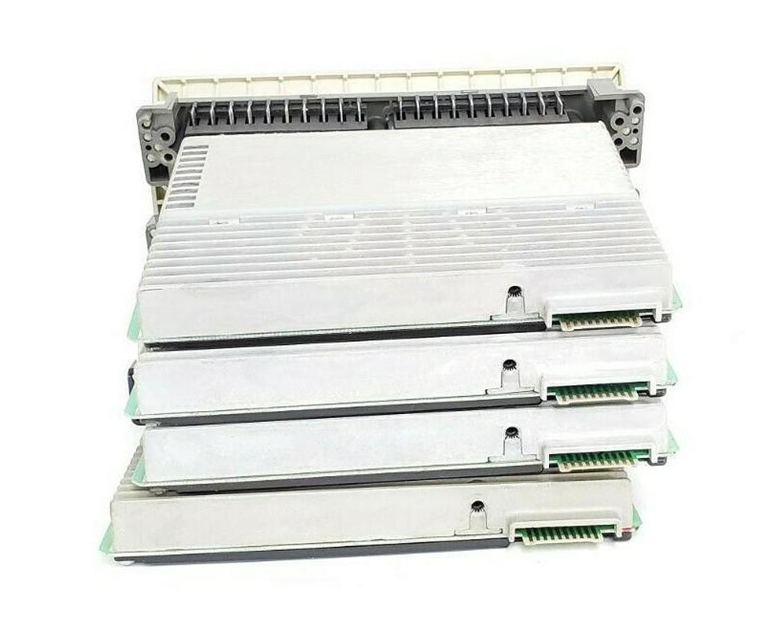 Used LOT OF 4 MODICON AS-B804-016 115VAC OUTPUT MODULES ASB804016