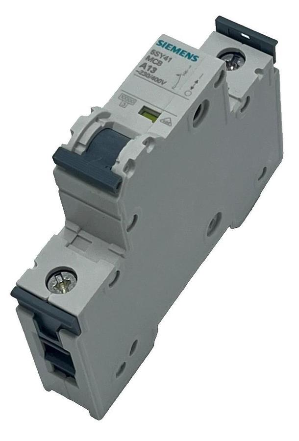 Siemens 5SY4 113-5 Miniature Circuit Breaker 13A 1P C-Curve 240/400V DIN Rail