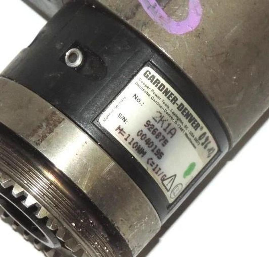 Used GARDNER DENVER 2K1A NUT RUNNER TRANSDUCER 926875